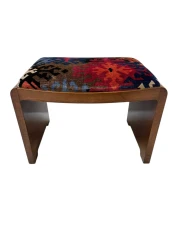 Art Deco Stool by De Coene Frères Kortrijk, 1930s